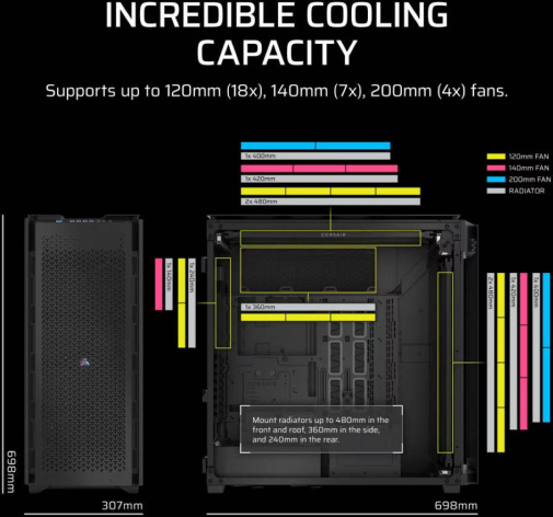 фото Корпус eATX Corsair iCUE LINK 9000D Airflow в Омске
