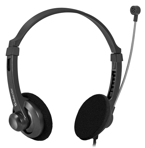 

Гарнитура проводная Defender Aura 104 63104 черный, кабель 1.8 м, Aura 104