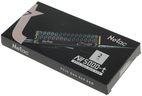 фото SSD накопитель 2048 ГБ Netac NT01NV5000T-2T0-E4X, PCIe 4.0 x4, [NT01NV5000T-2T0-E4X] в Нижнем Новгороде