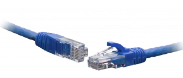 фото Кабель патч-корд U/UTP 5e кат. 3м SNR SNR-UU4-5E-030-LST-BL в Екатеринбурге