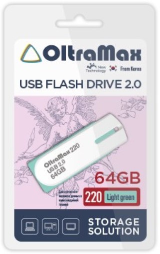 фото Накопитель USB 2.0 64GB OltraMax OM-64GB-220-Light Gr в Самаре