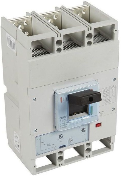 Изображение товара Автоматический выключатель Legrand 422254 литой корпус IP30 1250 А трехполюсный