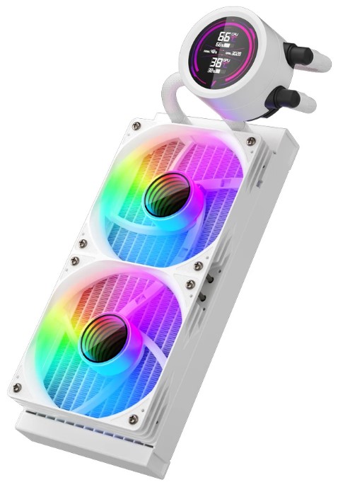 

Система охлаждения жидкостная 1STPLAYER TS4 240 White (2*120mm), TS4 240 White