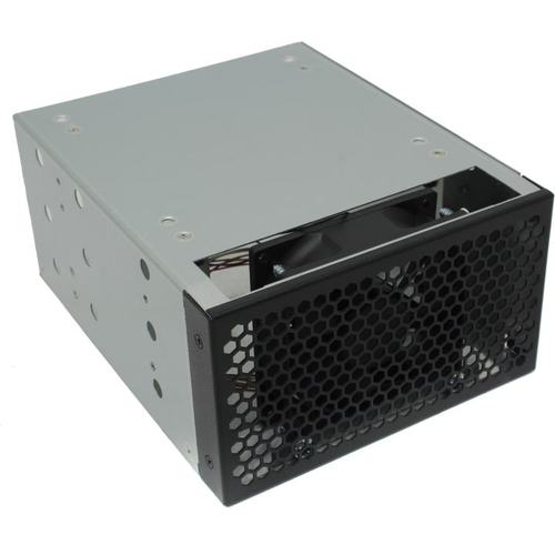 

Переходник Procase 5T3-2T3-V3-FAN 2*5.25" в 3*3.5" с антивибрационным креплением, вентилятор PWM 4pin, 3600 rpm, 5T3-2T3-V3-FAN