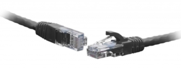 фото Кабель патч-корд U/UTP 6 кат. 1м SNR SNR-UU4-6-010-LST-BK в Омске