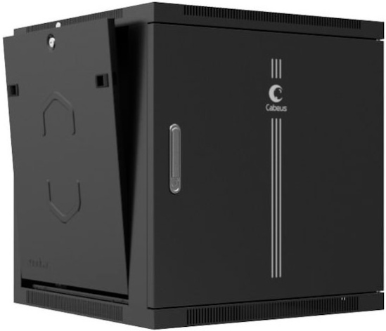 фото Шкаф настенный 19", 15U Cabeus SH-05F-15U60/45m-R-BK в Уфе