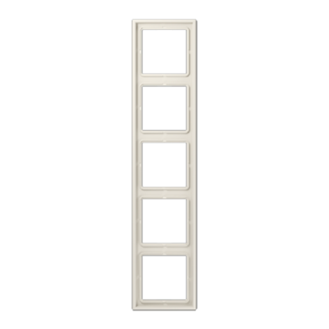 Изображение товара Рамка Jung LS985W 5 постов для вертикальной и горизонтальной установки