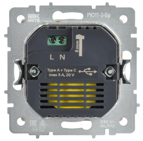 фото Розетка USB  IEK BR-U22-045-K02 в Санкт-Петербургe