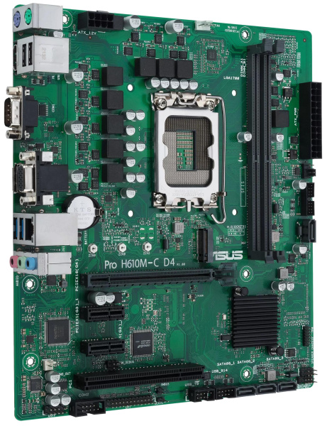 фото Материнская плата mATX ASUS PRO H610M-C D4-CSM в Омске