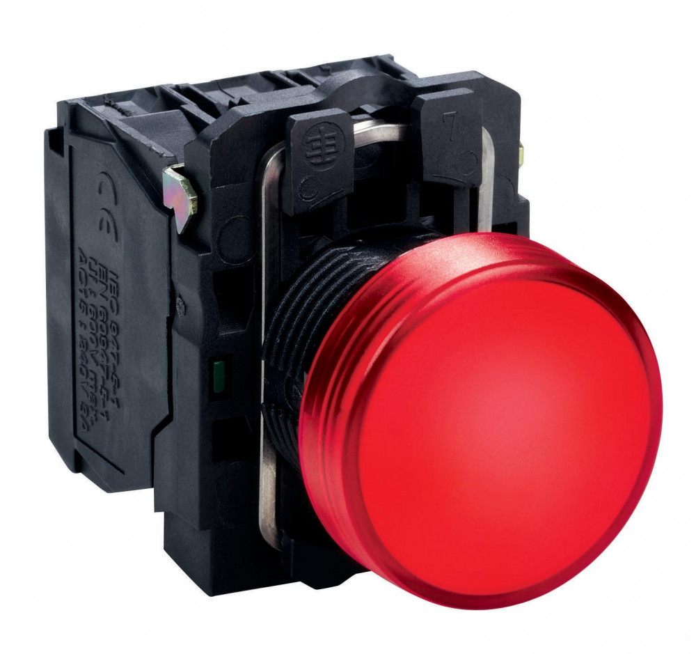 

Лампа Schneider Electric XB5AVB4 сигнальная красная светодиодная 24В, XB5AVB4