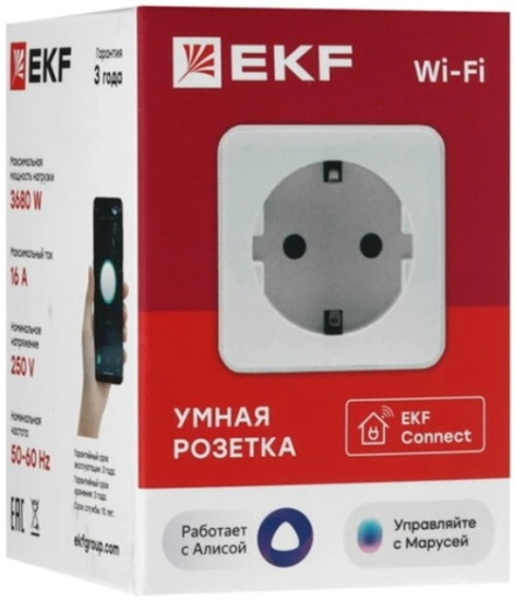 фото Розетка умная EKF RCS-1-WF в Смоленске