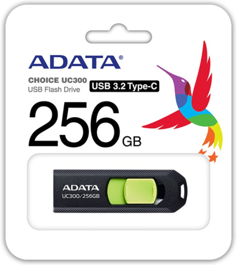 Изображение товара Накопитель USB 3.2 ADATA UC300 256 ГБ быстрый и компактный