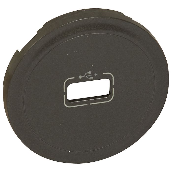 

Панель лицевая Legrand 067950 Celiane - для розеток USB, 067352/72, графит, 067950