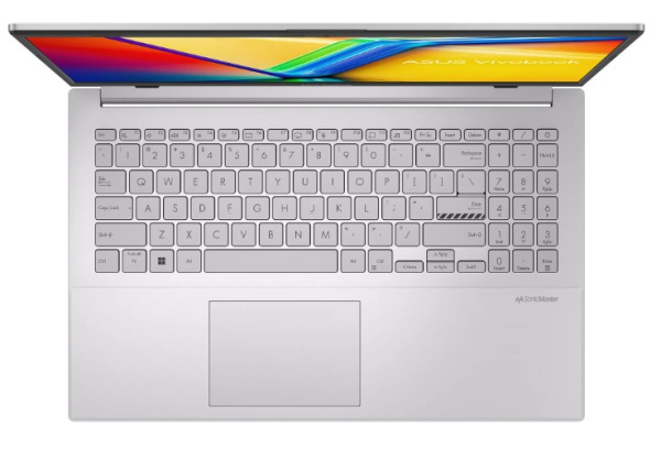фото Ноутбук ASUS VivoBook E1504FA-BQ5103 15.6" (AMD Ryzen 3, 16Гб LPDDR5, SSD 512 Гб, Radeon Graphics, Без ОС) Серебристый [90NB0ZR1-M076V0]