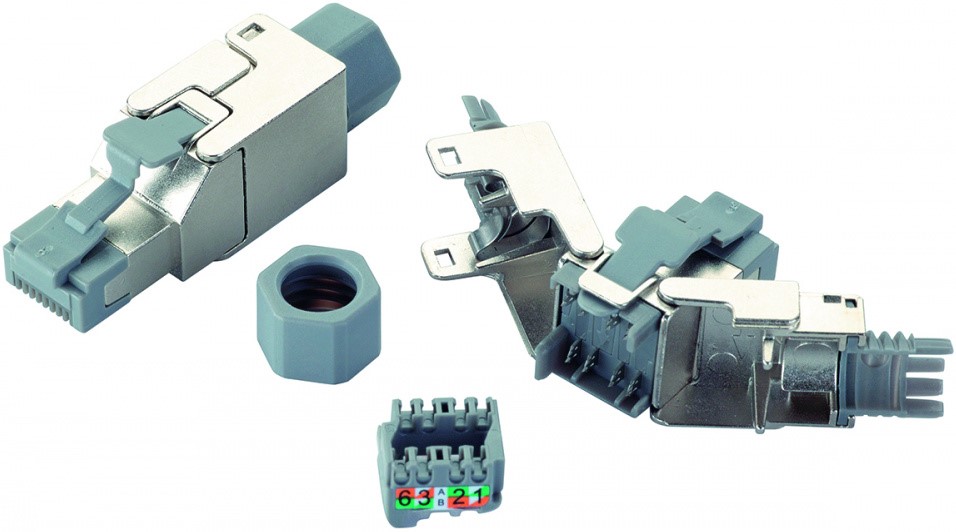 

Коннектор Eurolan 13A-F6-03SL RJ45 категории 6 FTP для полевой установки, 13A-F6-03SL