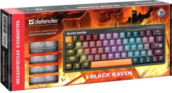 фото Клавиатура  Defender Black Raven GK-417 в Красноярске