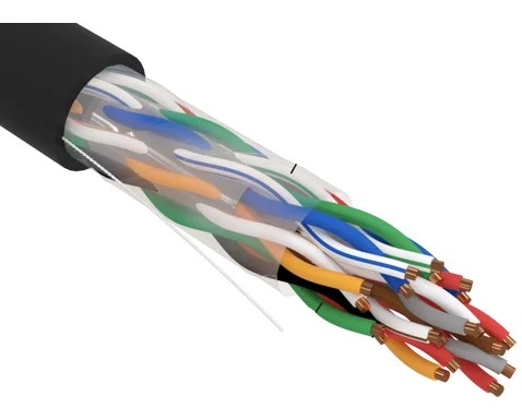 

Кабель витая пара U/UTP 5 кат. 10 пар Rexant 01-1121-R PE, 10PR, 24AWG, OUTDOOR, SOLID, черный, 305м, РФ REXANT, 01-1121-R