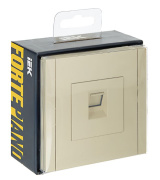 фото Розетка компьютерная IEK FP-K10-1-K10