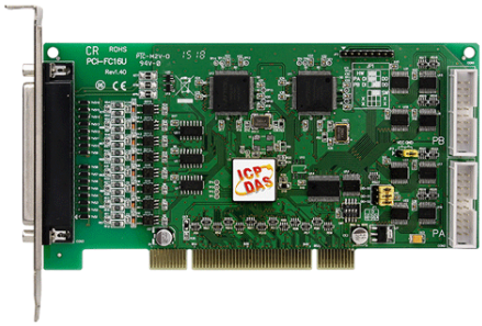 Изображение товара Плата расширения ICP DAS PCI-FC16U CR для автоматизации и измерений