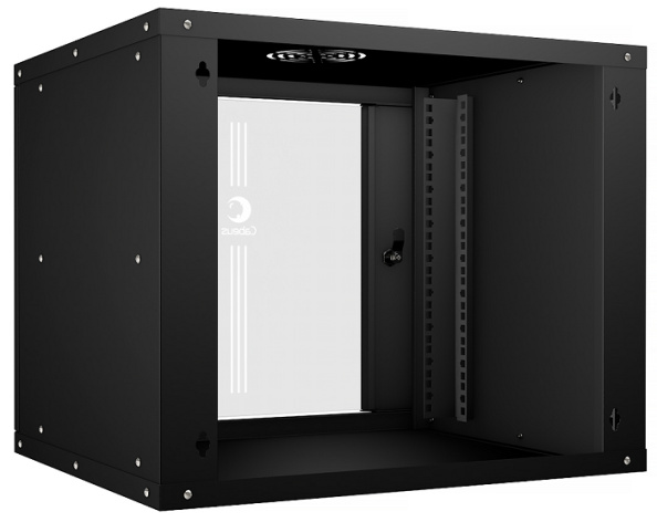 фото Шкаф настенный 19", 9U Cabeus WSC-05D-9U55/45-BK в Самаре