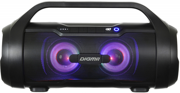 

Портативная акустика 1.0 Digma SP3425B черная 25W BT/USB 3000mAh, SP3425B
