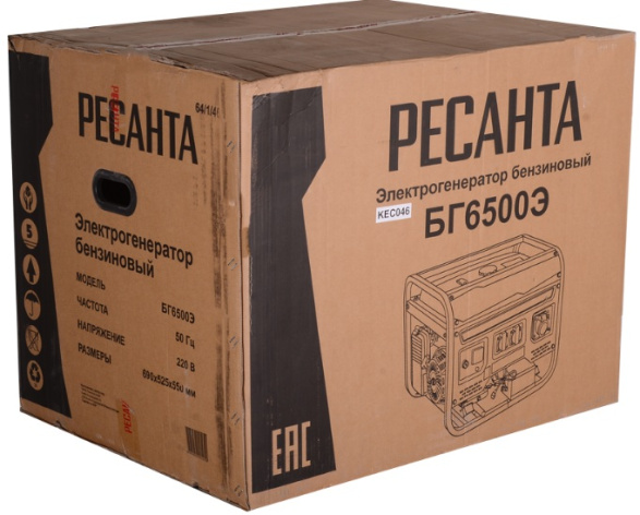 фото Генератор бензиновый Ресанта БГ 6500 Э в Воронеже