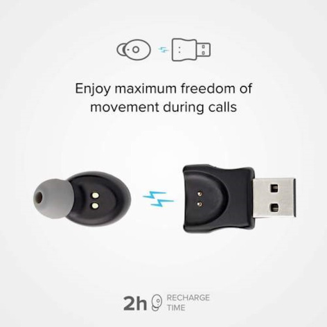 фото Беспроводная моногарнитура SBS BT290, Bluetooth, Вкладыши, Черный, [TEEARBT290K]