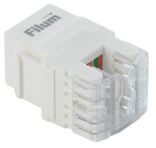 фото Модуль Keystone RJ45 UTP Filum FL-KJ-U6-WT-180 в Уфе