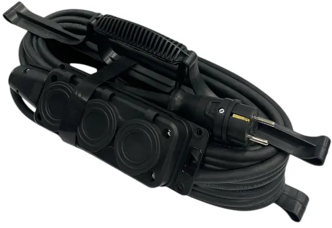 

Удлинитель силовой iTOK i-CONNECT-COLOR-SUR-KG-325-3-54-30-BLACK тип SUR серии iCONNECT COLOR на рамке с заземлением КГтп-ХЛ 3х2,5 мм 3 гнезда IP54 ГО, i-CONNECT-COLOR-SUR-KG-325-3-54-30-BLACK