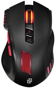 

Мышь Oklick 806G 1431646 черная/красная оптическая 3200dpi USB 8but, 806G