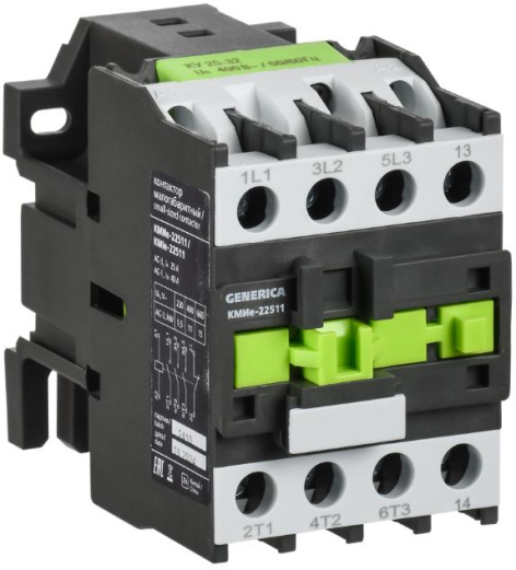 Изображение товара Контактор IEK KKME21-025-400-01 компактный для электродвигателей и автоматизации