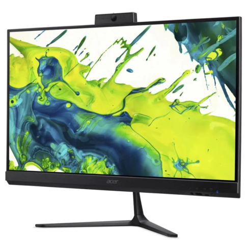 фото Моноблок 23.8" Acer Aspire C24-2G (AMD Ryzen 5 7430U, 8ГБ SODIMM DDR4, SSD 512 ГБ, AMD Radeon Graphics, Не установлена) Черный [DQ.BPRCD.006]
