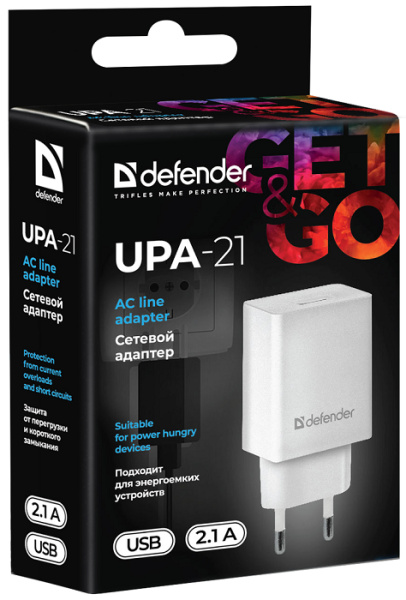 фото Зарядное устройство сетевое Defender UPA-21 в Перми