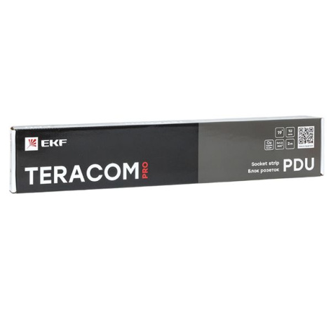 фото Блок розеток 19", 8 розеток EKF TRP-HPD-LS-16A-8SH-2MSH в Омске