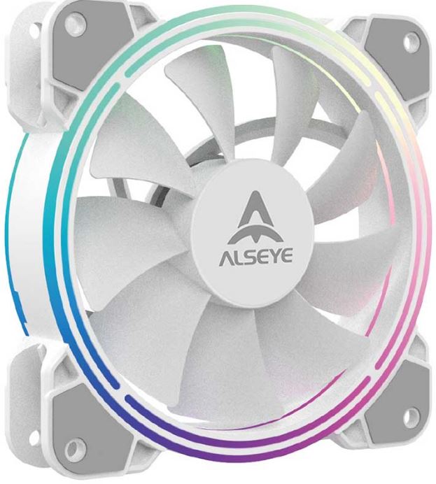 

Вентилятор для корпуса ALSEYE Halo 4.0 120x120x25mm, 800-2000rpm, 42,5CFM, 35dBa, RGB, 4-pin, white, (3-pack), Halo 4.0