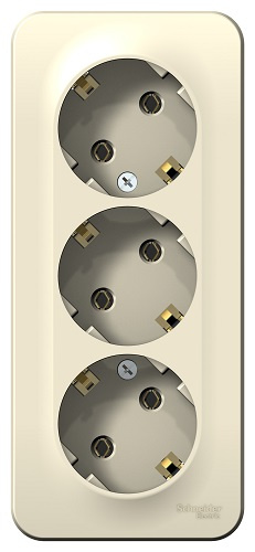 Изображение товара Электроустановочные изделия Systeme Electric Blanca IP20 3 разъема