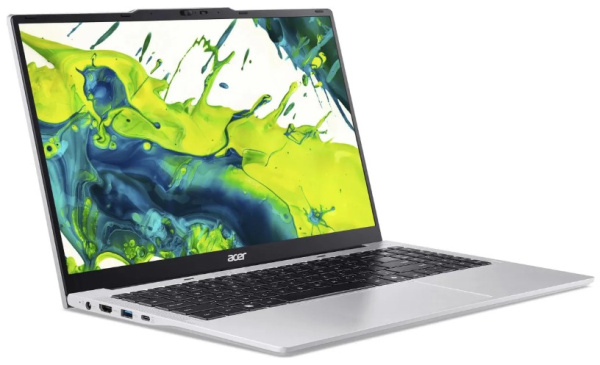 фото Ноутбук Acer Aspire Lite 15 15.6" (Intel Core i7, 16Гб DDR5, SSD 512 Гб, UHD Graphics, Windows 11 Профессиональная) Серебристый [NX.D5HEM.001_Win11Pro]