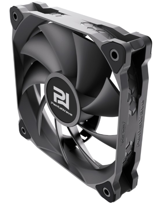 

Вентилятор для корпуса PentaWave PF-K12B PWM 120x120x25mm, 500-1850rpm, 83CFM, 29.7dBA, 4-pin PWM, PF-K12B PWM