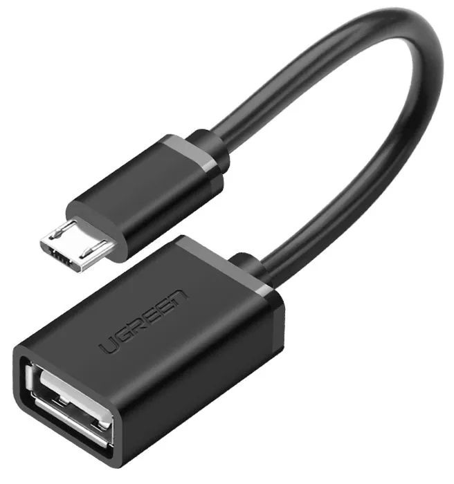 

Кабель UGREEN US133 10396_ micro USB Male to USB-A, 0.1м, цвет: черный, US133