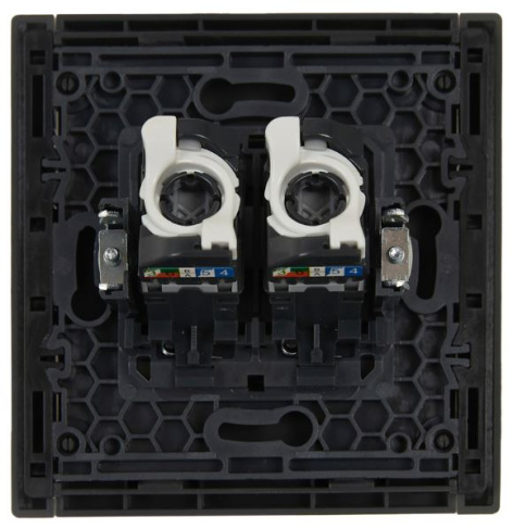 фото Розетка компьютерная двойная IEK FP-K20-1-K03 в Уфе