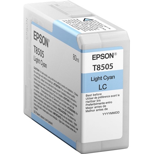

Картридж Epson C13T850500 для SC-P800 Light Cyan UltraChrome HD 80ml, C13T850500