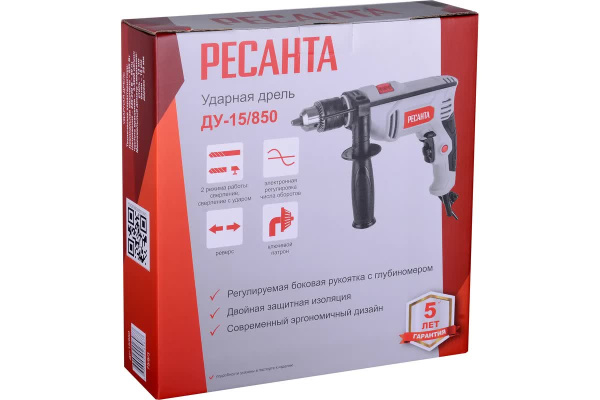 фото Дрель ударная Ресанта ДУ-15/850 в Челябинске