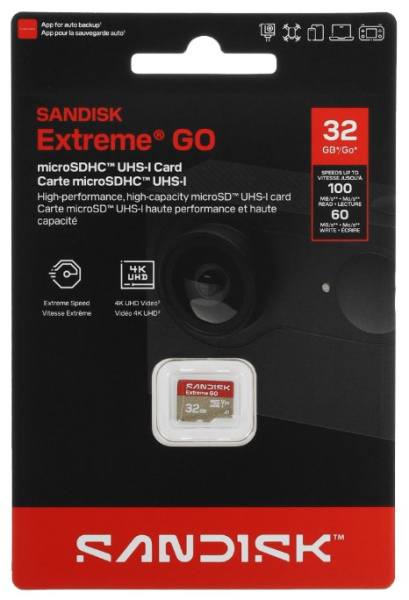 фото Карта памяти MicroSDXC 32GB SanDisk Extreme Go в Екатеринбурге