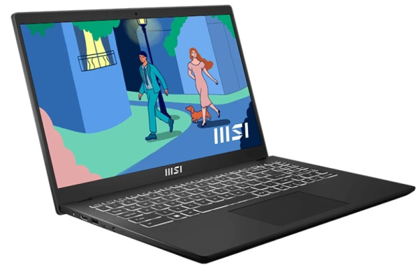 фото Ноутбук  MSI Modern 15 B7M-473XRU в Уфе 15.6 ", Ryzen 5, 16 Гб RAM, 1 Тб SSD, Radeon Graphics, Черный