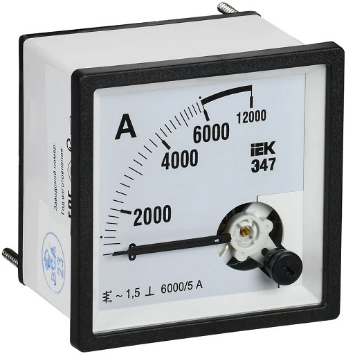 

Амперметр IEK IPA10-6-6000-E Э47 6000/5А кл. точн. 1,5 72х72мм, IPA10-6-6000-E