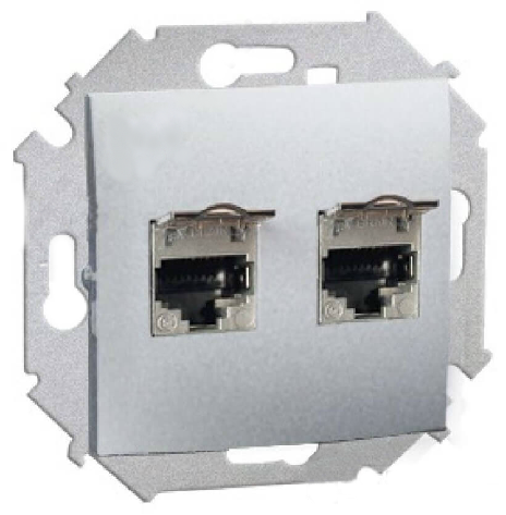 Изображение товара Розетка Simon 1591564-033 внутренняя с защитой IP20