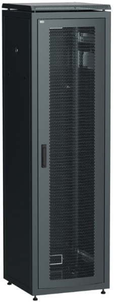 Изображение товара Напольный шкаф для серверного оборудования ITK LN05-47U66-P 19" 600x600 мм черный