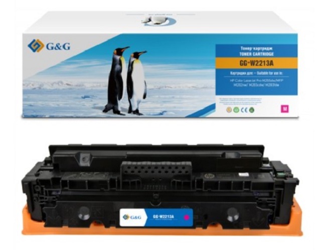 

Картридж GG-W2213A Cartridge G&G for HP CLJ Pro M255dw/M282nw/M283cdw/M283fdw, with chip (1250), GG-W2213A