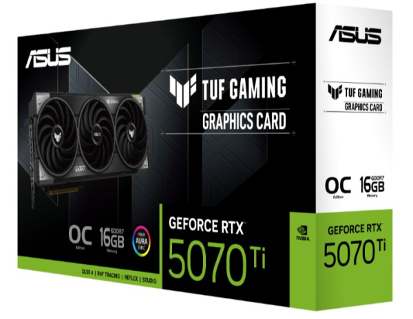 фото Видеокарта ASUS GeForce RTX 5070 TI TUF GAMING OC (TUF-RTX5070TI-O16G-GAMING) в Красноярске