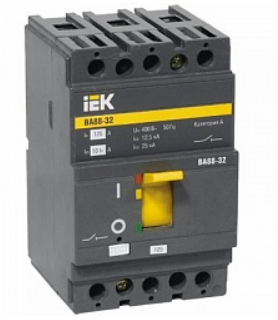 Изображение товара Автоматический выключатель IEK SVA10-3-0063 для защиты электрических цепей